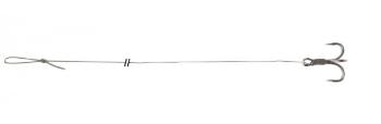 Uni cat návazec treble hook rig 100 cm-velikost háčku 2/0 nosnost 67 kg
