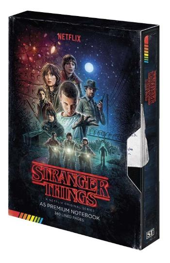 Zápisník Stranger Things - VHS A5