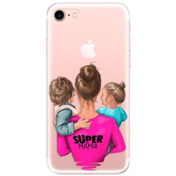 iSaprio Super Mama - Boy and Girl pro iPhone 7/ 8/ SE 2020/ SE 2022 (smboygirl-TPU2_i7)