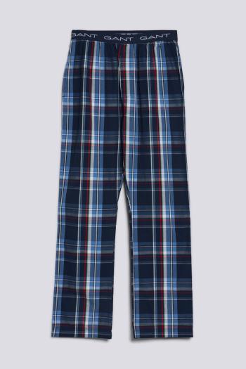 PYŽAMOVÉ KALHOTY GANT CHECK PAJAMA PANTS modrá M