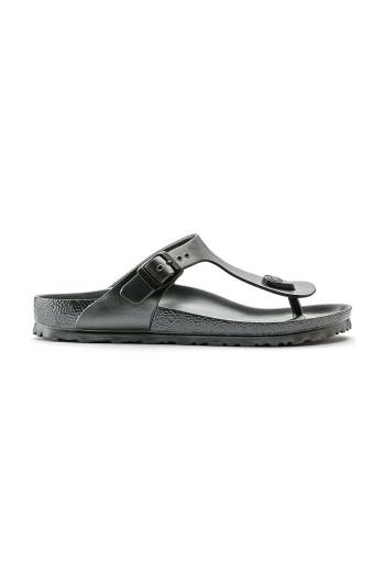 Žabky Birkenstock Gizeh EVA dámské, černá barva, na plochém podpatku, 1001505