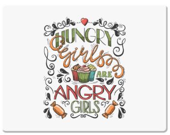 Podložka pod myš Hungry girls are angry girls