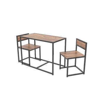 Sada 3 ks – Jidelní stůl a 2 židle Bahar