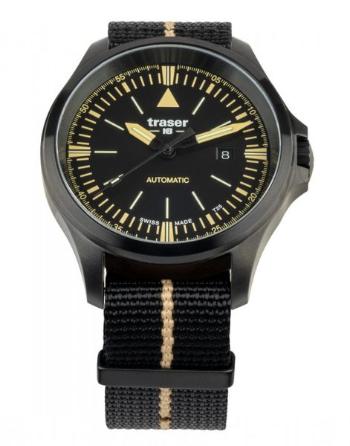 Traser P67 Officer Pro Automatic Black/Yellow NATO