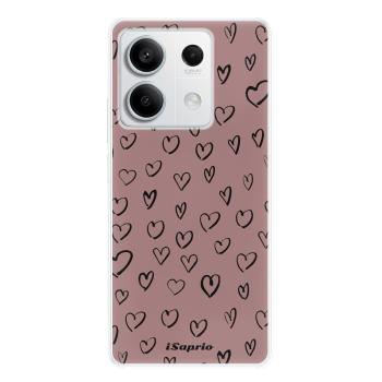 Odolné silikonové pouzdro iSaprio - Heart Dark - Xiaomi Redmi Note 13 5G