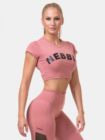 Nebbia Crop top Růžová