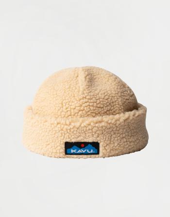 KAVU Fur Ball Beanie Camel