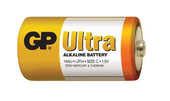 Baterie C (R14) alkalická GP Ultra Alkaline  2ks