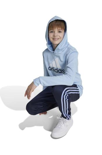 Dětská mikina adidas U BL 2 HOODIE s kapucí, s potiskem, IX9554