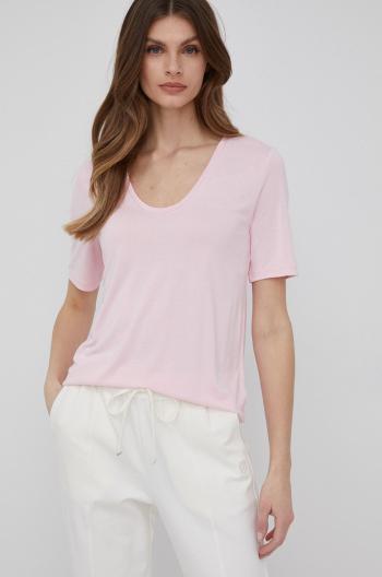 Tričko Tommy Hilfiger dámský, růžová barva