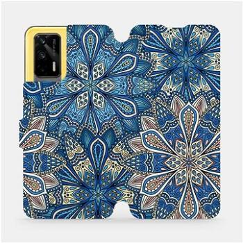 Flipové pouzdro na mobil Realme GT 5G - V108P Modré mandala květy (5903516667666)