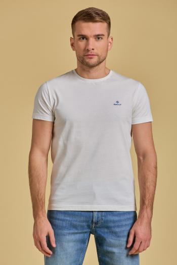 TRIČKO GANT CONTRAST LOGO SS T-SHIRT bílá M