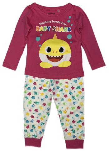 EPlus Dívčí pyžamo - Baby Shark růžové Velikost - děti: 116