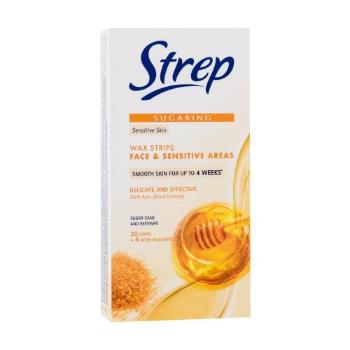 Strep Sugaring Wax Strips Face & Sensitive Areas Sensitive Skin 20 ks depilační přípravek pro ženy