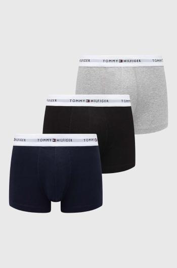 Boxerky Tommy Hilfiger 3-pack pánské, černá barva, UM0UM02761