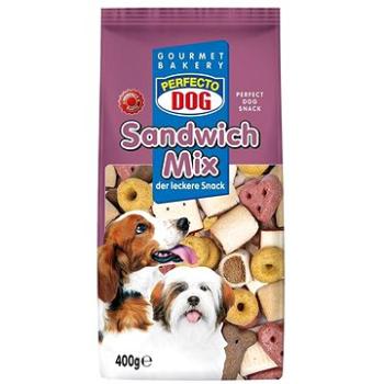 Perfecto Dog sušenky sandwich mix 400g (4036897217661)