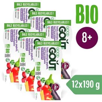 Good Gout BIO Špagety s lilkem a hovězím masem 6× (2×190 g) (8594200262587)