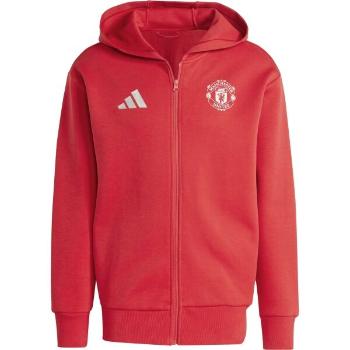 adidas MANCHESTER UNITED FC ANTHEM JACKET Pánská bunda, červená, velikost