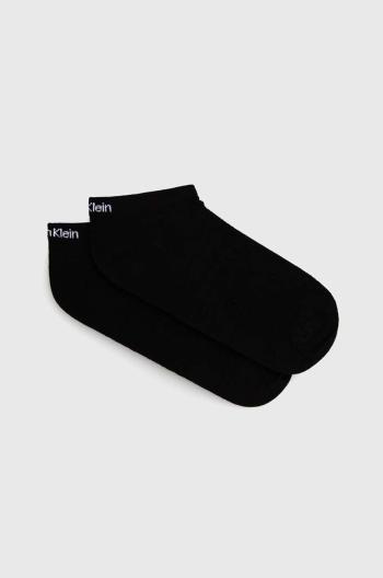 Ponožky Calvin Klein 2-pack dámské, černá barva