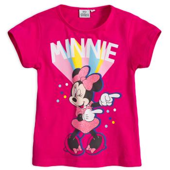 Dívčí tričko DISNEY MINNIE RAINBOW růžové Velikost: 98