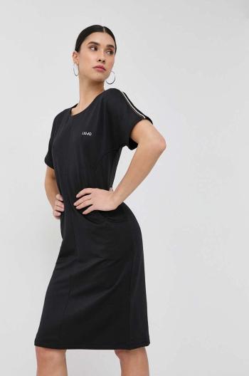 Šaty Liu Jo černá barva, mini