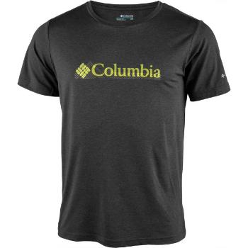 Columbia TECH TRAIL GRAPHIC TEE Pánské triko, černá, velikost M