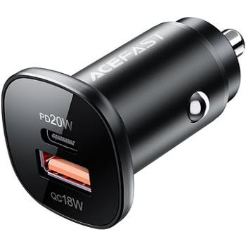 ACEFAST Car Charger (USB-C 20W + USB-A 18W) 38W Black (B1 mini)