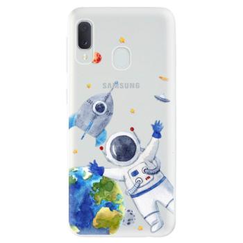 Odolné silikonové pouzdro iSaprio - Space 05 - Samsung Galaxy A20e