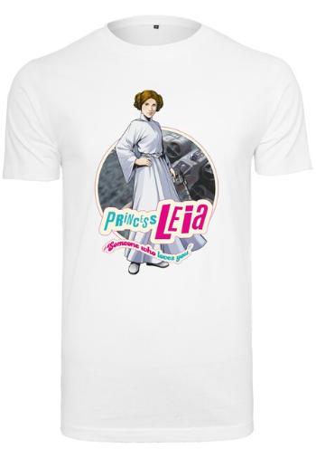 Mr. Tee Star Wars Leia Logo Tee white - XL