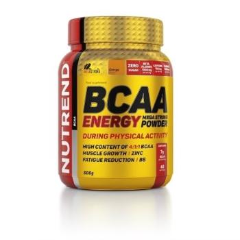 BCAA Energy Mega Strong Powder - Nutrend 500 g Orange