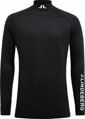 J.Lindeberg Aello Soft Compression Top Black 2XL Termo Oblečení