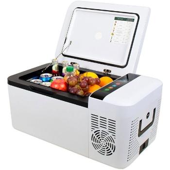 AROSO BCD 15L 12/230V Moderní chladící box / lednice / mraznička, bílá, velikost UNI