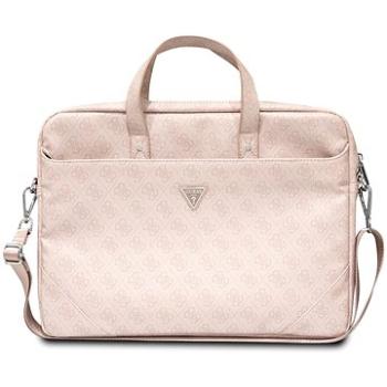 Guess 4G PU Triangle Logo Computer Bag 15/16" Pink (GUCB15P4TP)