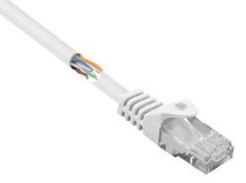 Síťový kabel RJ45 Basetech BT-2272257, CAT 5e, U/UTP, 2.00 m, bílá