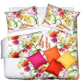 SCANquilt povlečení KREP tropico bílopestrá (32630)