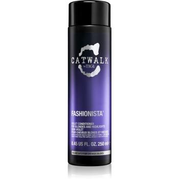 TIGI Catwalk Fashionista fialový kondicionér pro blond a melírované vlasy 250 ml