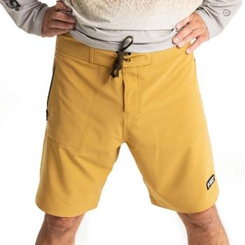 ADVENTER & FISHING UV SHORTS Pánské rybářské kraťasy, žlutá, velikost