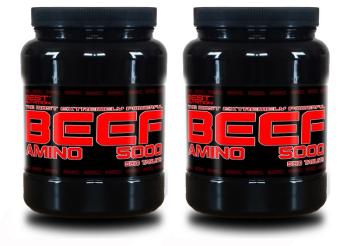 1+1 Zadarmo: Amino BEEF 5000 od Best Nutrition 500 tbl + 500 tbl