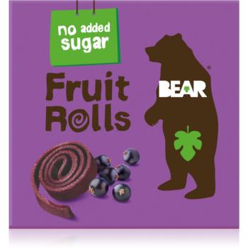 BEAR Fruit Rolls Blackcurrant ovocné rolky 5x20 g