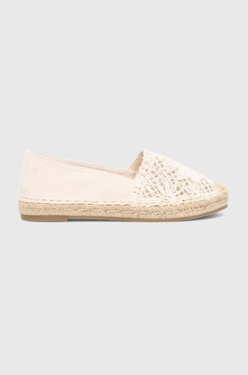 Espadrilky Answear Lab béžová barva