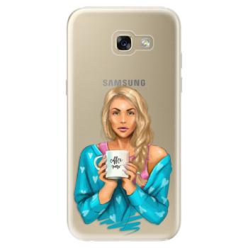 Odolné silikonové pouzdro iSaprio - Coffe Now - Blond - Samsung Galaxy A5 2017