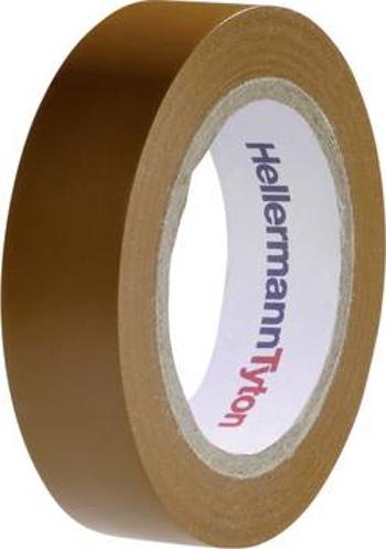 Izolační páska HellermannTyton HelaTapeFlex 15, 710-00107, 15 mm x 10 m, hnědá