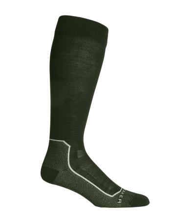 pánské merino ponožky ICEBREAKER Mens Ski+ Ultralight OTC, Loden/Black (vzorek) velikost: M