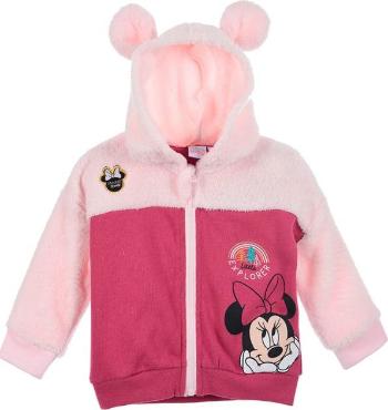 DISNEY MINNIE MOUSE DÍVČÍ MIKINA - SVĚTLE/TMAVĚ RŮŽOVÁ Velikost: 86