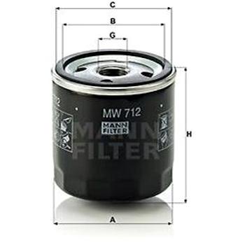 MANN-FILTER MW712 pro vozy BMW MOTORCYCLES (MW712)