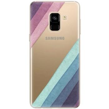 iSaprio Glitter Stripes 01 pro Samsung Galaxy A8 2018 (glist01-TPU2-A8-2018)