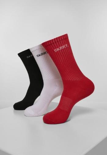 Mr. Tee SKRRT. Socks 3-Pack red/white/black - 35–38