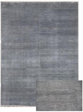 Diamond Carpets koberce Ručně vázaný kusový koberec Diamond DC-MCN Light grey/blue - 160x230 cm Modrá