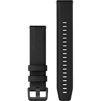 Garmin Quick Release 20 silikonový černý (tmavá přezka) (010-12926-00)