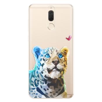 Odolné silikonové pouzdro iSaprio - Leopard With Butterfly - Huawei Mate 10 Lite